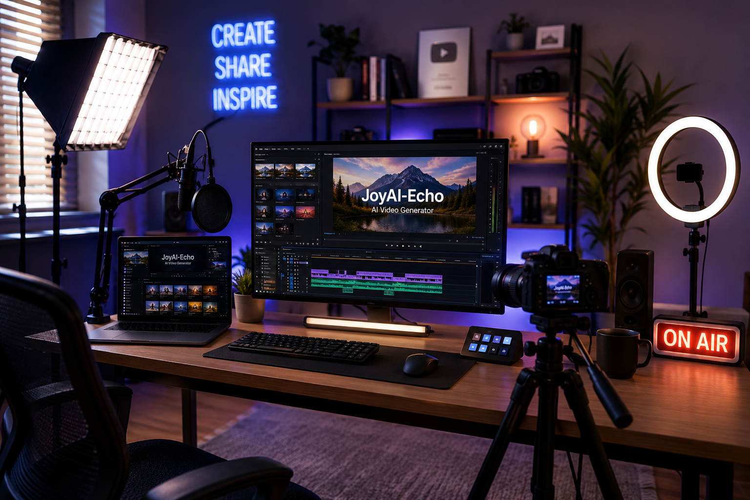 For YouTube and TikTok creators scenario