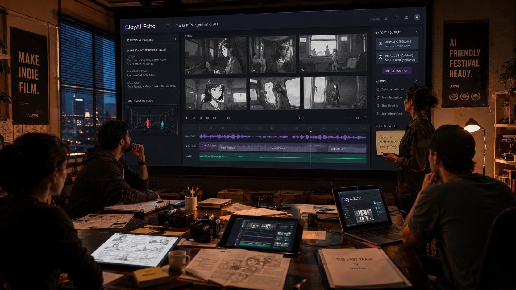 For indie filmmakers and animators scenario